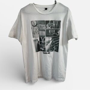 Vance Joy Graphic Tour T-Shirt White Size L Pre-Shrunk Cotton Music Concert